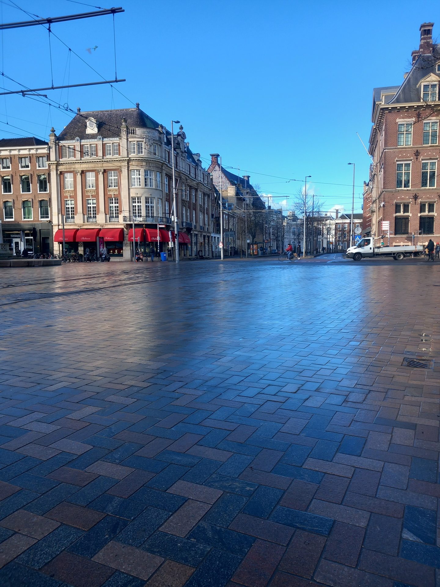 Straatbeeld met historische panden
